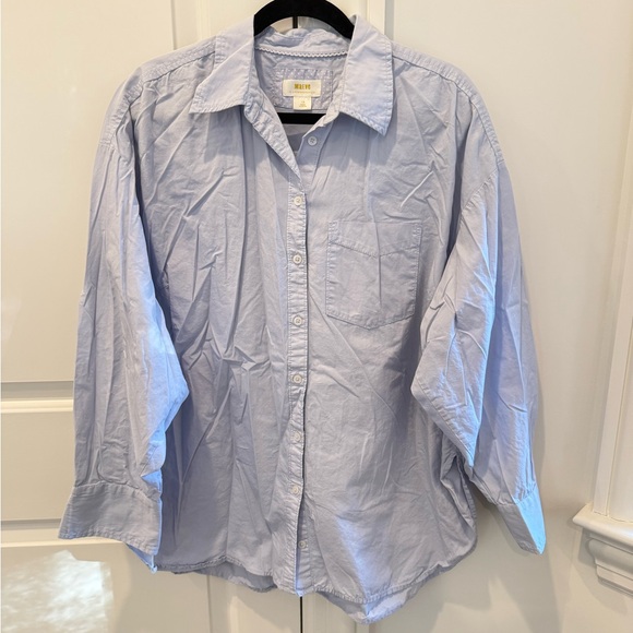 Maeve Tops - Maeve Bennet Buttondown Shirt Size 1X Sky